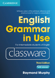 MURPHY:ENG GRAM IN USE CLASSWARE DVD-R*