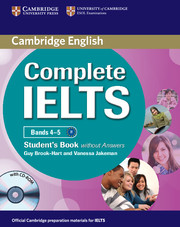 COMPLETE IELTS B1 4-5 SB WO/K +CD-ROM