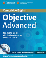 OBJECTIVE ADVANCED 3/E TB +CD/CD-ROM*