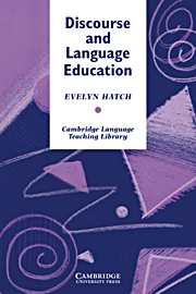 DISCOURSE & LANG EDUCATION PB