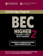 CAMBR BEC 3 HIGHER 2 SB W/K*