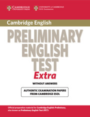 CAMBR EXAMS EXTRA PET SB*