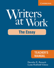 WRITERS AT WORK ESSAY TB