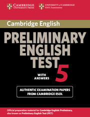 CAMBR PRELIM ENG TEST 5 SB W/K*