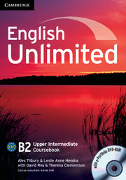 ENG UNLIMITED 4 UP-INT B2  CB+E-PORT DV*