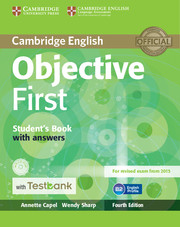 OBJECTIVE FIRST  4/E SB W/K +CD-R+T*