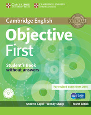 OBJECTIVE FIRST  4/E SB WO/K +CD-ROM