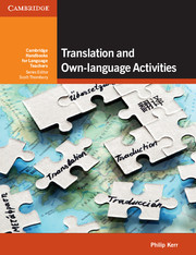 TRANSLATION AND OWN-LANGUAGE ACTIVITIES