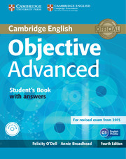 OBJECTIVE ADVANCED  4/E SB W/K +CD-ROM