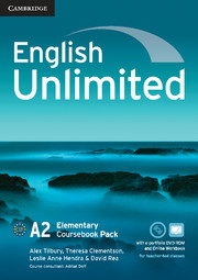 ENG UNLIMITED 1 ELEM A2 CB+E-PORTF +WB*