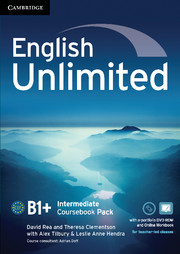 ENG UNLIMITED 3 INT B1+  CB +E-PORTF +W*