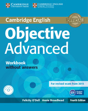 OBJECTIVE ADVANCED  4/E WB WO/K +CD