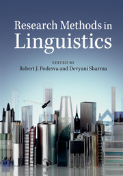 RESEARCH METHODS IN LINGUISTICS